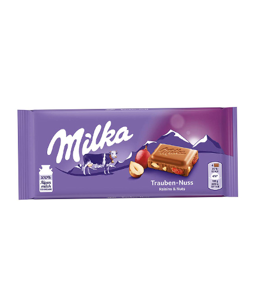 Milka Raisins & Nuts Chocolate – BBK FOODS – Importers & Distributors