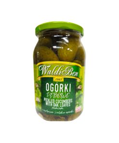 WaldiBen Pickled Cucumbers with Oak Leaves