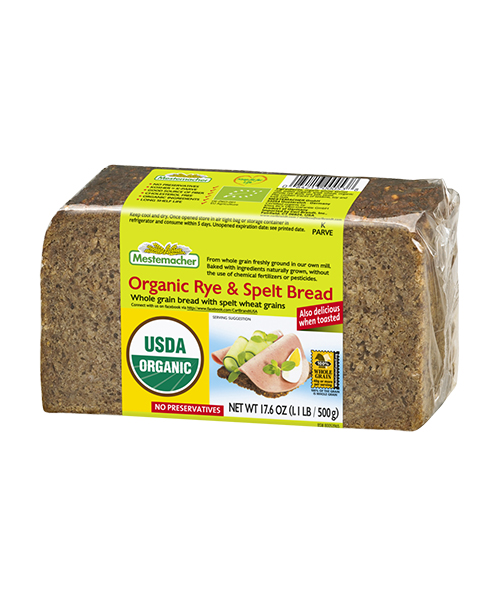 Mestemacher Organic Rye & Spelt Bread