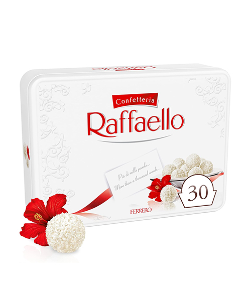 Ferrero Raffaello in Metal Tin Box 30 pcs